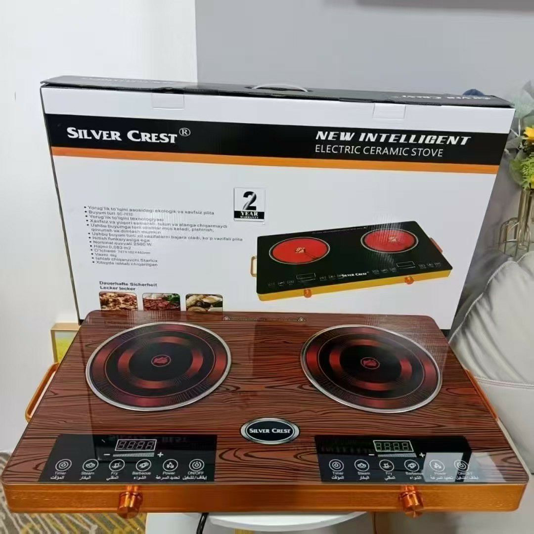 Cuisinière électrique en céramique cuisinière à induction multifonction haute puissance cuisinière électrique sans pot petite cuisinière électrique multifonction en céramique 3500w